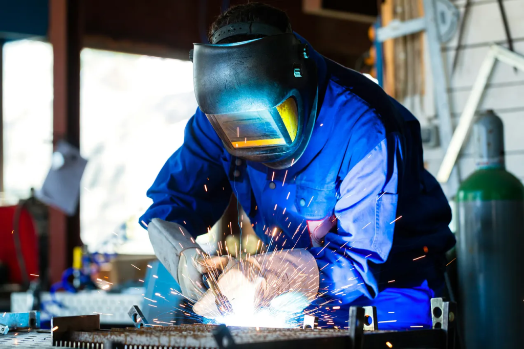 image of a welder