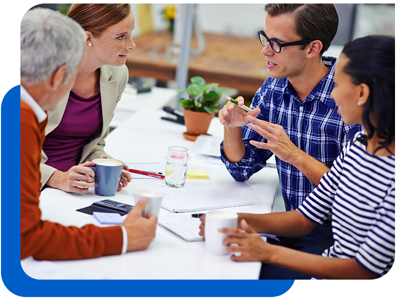 TeamImageA image of a team meeting