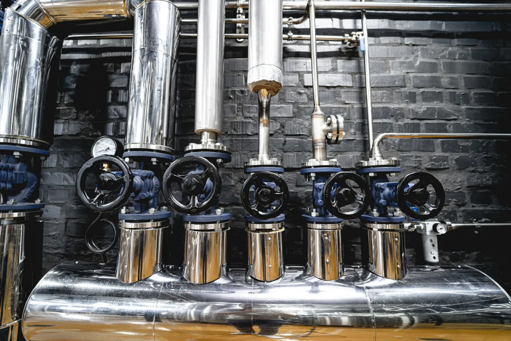 image of steam valves