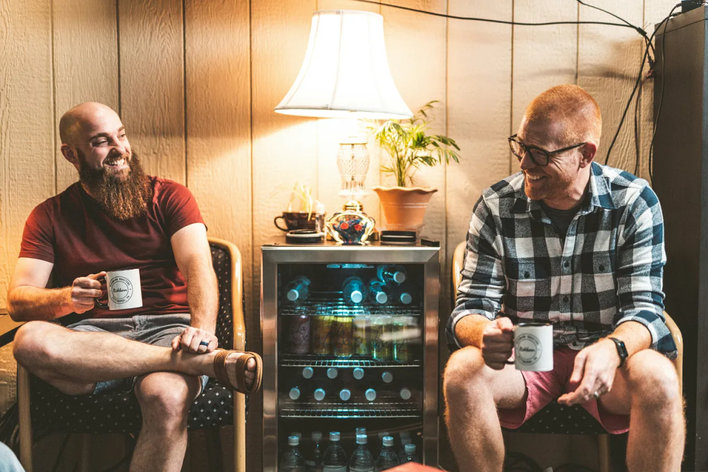 image of a coffee meeting