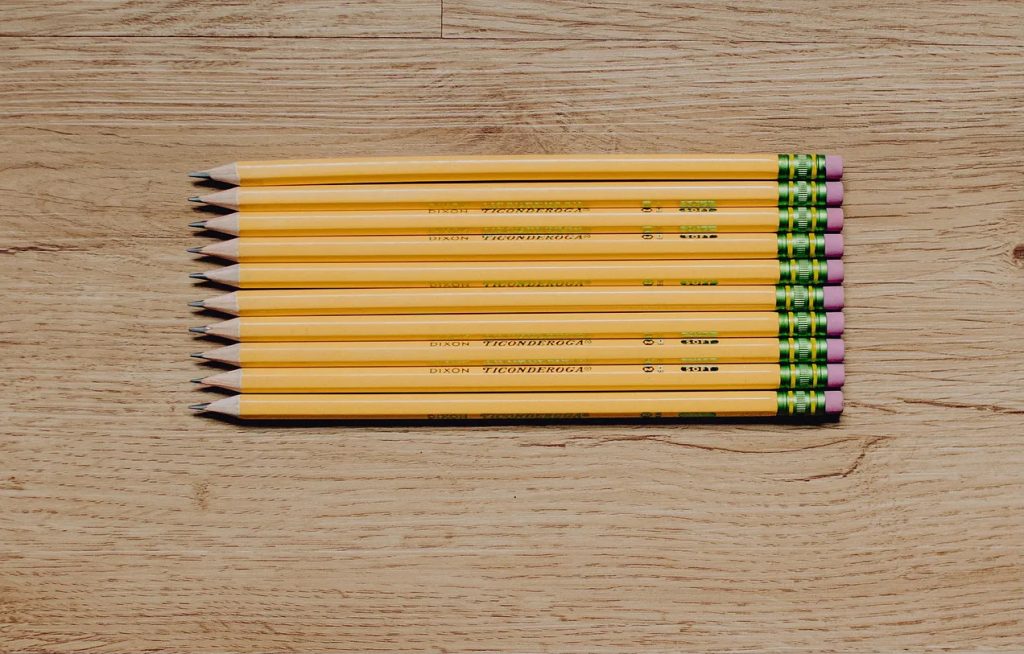 image of pencils