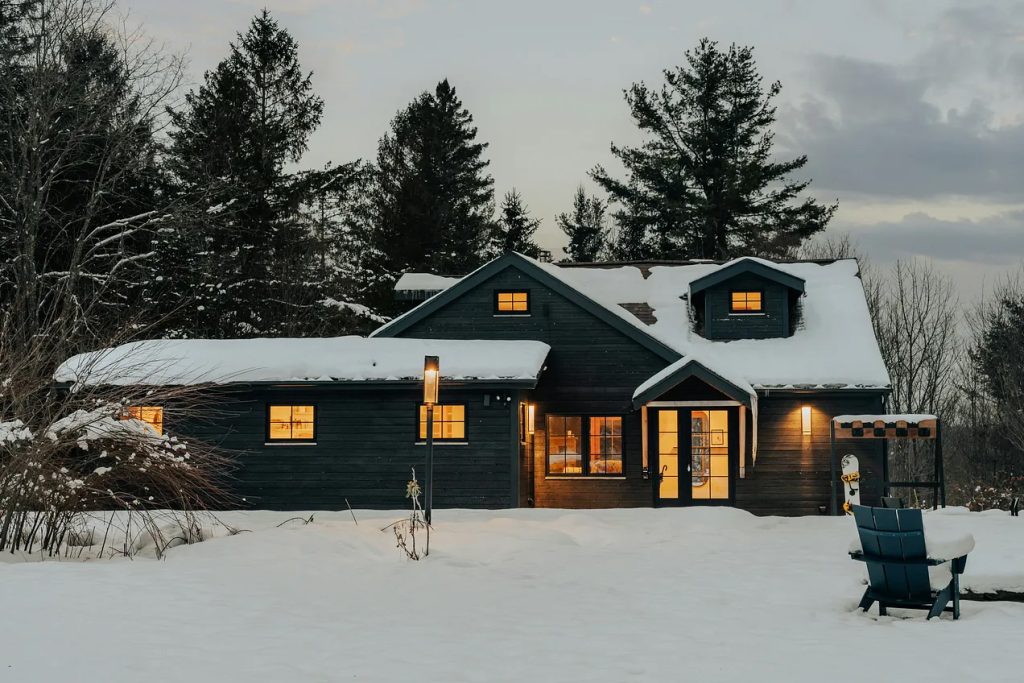 a warm home in the winter